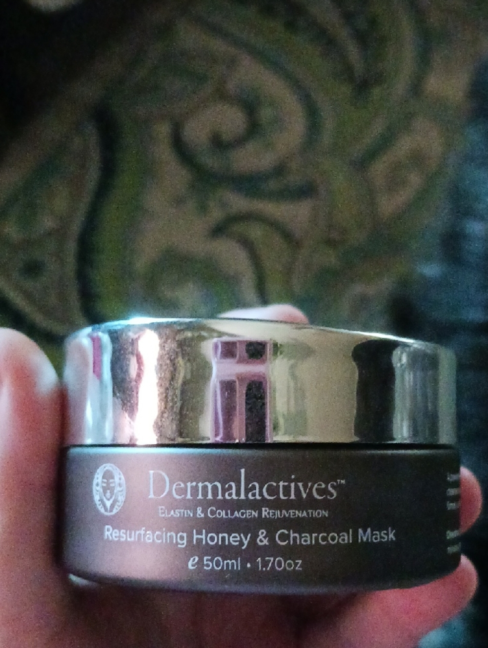 Dermalactives Resurfacing Honey & Charcoal Mask — Brown